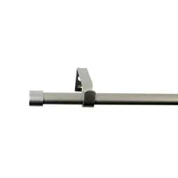 Kit de tringle a rideau Cap Diam.13/16 mm Argent naturel 120-210 cm