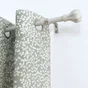 Kit de tringle a rideau Pistyl Diam.16 mm Blanc antique mat 160-300 cm