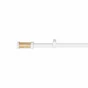 Kit de tringle à rideau Natus Diam.19 mm Blanc mat 120-210 cm