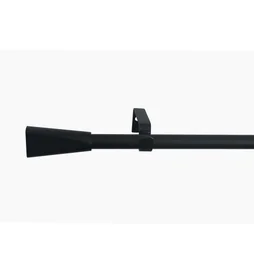 Kit de tringle à rideau Pommel diam.16/19 mm noir mat 120-210 cm