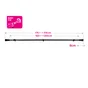 Kit de tringle à rideau Pommel diam.16 mm noir mat 160-300 cm