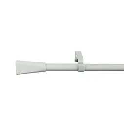 Kit de tringle à rideau Pommel diam.16/19 mm blanc mat 120-210 cm