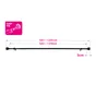 Kit de tringle à rideau Duplo Diam.16 mm noir 120 à 210 cm
