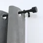 Kit de tringle à rideau Duplo Diam.19 mm noir 160 à 300 cm