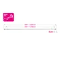 Kit de tringle à rideau Duplo Diam.19 mm blanc 120 à 210 cm