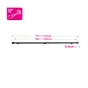 Kit de tringle a rideau Koky Diam.25 mm Noir fonce 200-360 cm