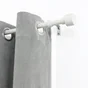 Kit de tringle à rideau Duplo Diam.19 mm blanc 160 à 300 cm