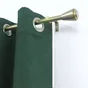 Kit de tringle a rideau Orno Diam.16 mm Dore brosse 120-210 cm