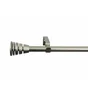 Kit de tringle a rideau Asp Diam.16 mm Nickel mat 160-300 cm