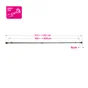 Kit de tringle a rideau Asp Diam.16 mm Nickel mat 160-300 cm
