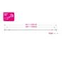 Kit de tringle a rideau Pistyl Diam.16 mm Blanc mat 120-210 cm