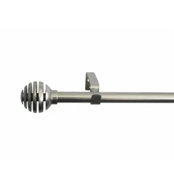 Kit de barres à rideaux Elip Diam.19 mm nickel 120 à 210 cm