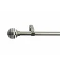 Kit de barres à rideaux Elip Diam.19 mm nickel 120 à 210 cm