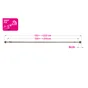 Kit de barres à rideaux Elip Diam.19 mm nickel 120 à 210 cm