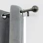 Kit de barres à rideaux Elip Diam.19 mm nickel 160 à 300 cm
