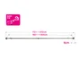 Kit de barres à rideaux Elip Diam.19 mm nickel 160 à 300 cm