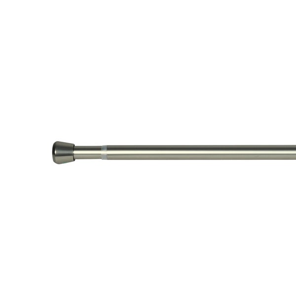 Kit de tringle a rideau Fuji Diam.28 mm Nickel mat 240-400 cm