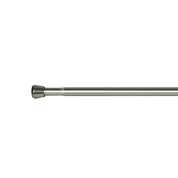 Kit de tringle a rideau Fuji Diam.28 mm Nickel mat 240-400 cm