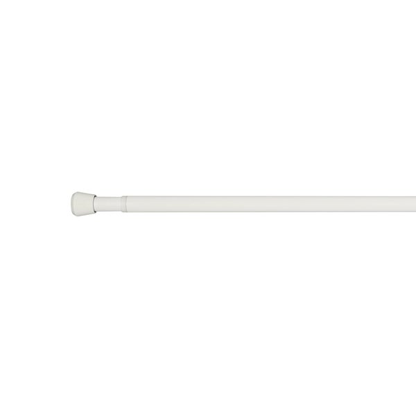 Kit de tringle a rideau Fuji Diam.28 mm Blanc mat 60-90 cm