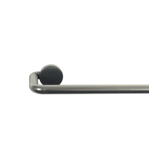 Kit de tringle à rideau Sombrio Diam.16/19 mm Acier mat 120-210 cm
