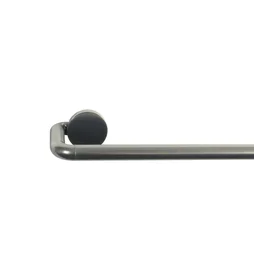 Kit de tringle à rideau Sombrio Diam.16/19 mm Acier mat 120-210 cm