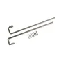 Kit de tringle à rideau Sombrio Diam.16/19 mm Acier mat 120-210 cm