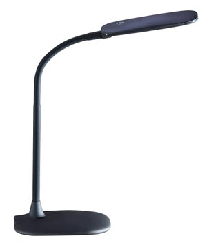 Lampe de bureau Mei tactile, fer / abs, noir, H.55 cm INSPIRE LED