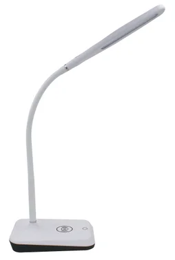 Lampe de bureau, design, plastique blanc tactile, INSPIRE Mesquite, 700lm