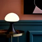 Lampe, design, métal noir, INSPIRE KINOKO, H. 22cm