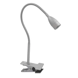 Lampe de bureau  INSPIRE LED Gao, aluminium, argent,  H.35 cm
