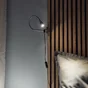 Lampe de bureau  INSPIRE LED Gao, aluminium, argent,  H.35 cm
