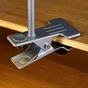 Lampe de bureau  INSPIRE LED Gao, aluminium, argent,  H.35 cm