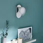 Spot patère led intégrée, métal chrome, INSPIRE Loob