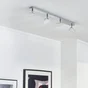 Rampe 4 spots led intégrée, métal chrome, INSPIRE Loob