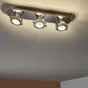 Rampe 3 spots led intégrée, métal chrome, INSPIRE Xena