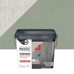 Enduit Masqu'carrelage et mur MAISON DECO, argile verte, 9 kg