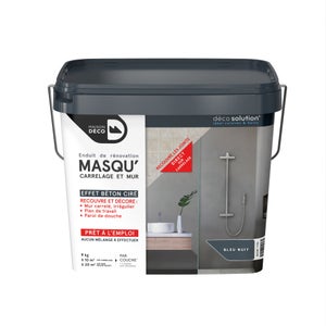 Enduit Masqu'carrelage et mur MAISON DECO, bleu nuit, 9 kg