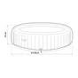 Housse de protection spa 4 places, NATERIAL Prisma, L.220 x l.220 x H.71 cm