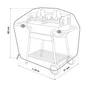 Housse de protection d'extérieur barbecue NATERIAL x H.82 cm