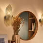 Miroir rond bois naturel Nordik INSPIRE diam.62 cm