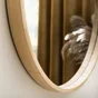Miroir rond bois naturel Nordik INSPIRE diam.62 cm