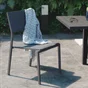 Chaise de jardin en aluminium, NATERIAL Orion beta, gris/argent