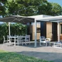 Chaise de jardin en aluminium, NATERIAL Orion beta, blanc