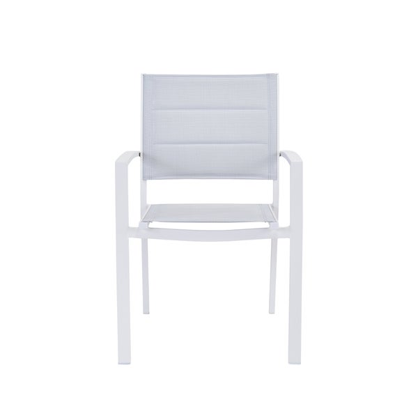 Fauteuil de jardin en aluminium, NATERIAL Orion beta, blanc