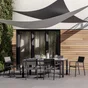 Fauteuil de jardin en aluminium, NATERIAL Orion alpha, gris/argent