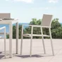 Fauteuil de jardin en aluminium, NATERIAL Orion alpha, blanc