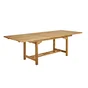 Table de jardin rectangulaire, NATERIAL Antea, 10 personnes, marron