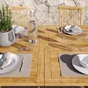 Table de jardin rectangulaire, NATERIAL Antea, 10 personnes, marron