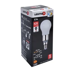 Ampoule led à filament opaline sphérique E14 40 W, LEXMAN