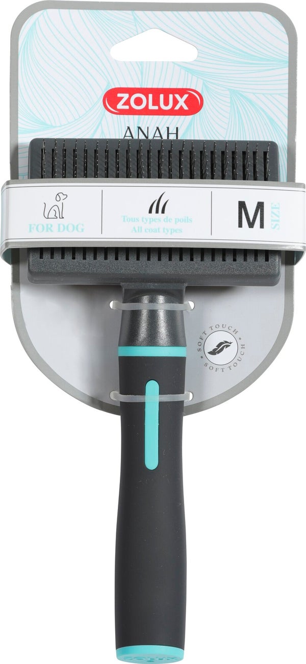 Brosse à chien anah slicker retractable medium